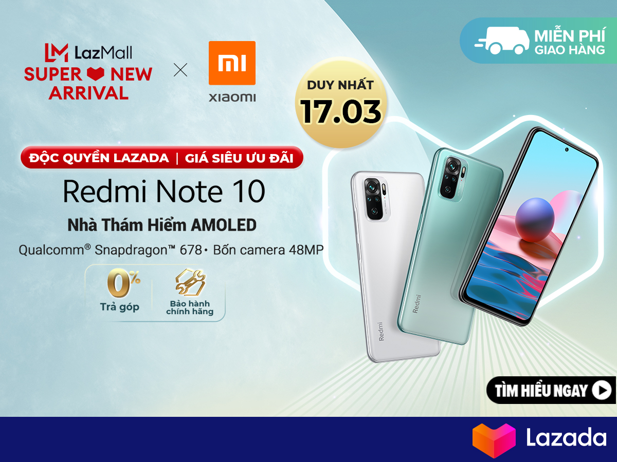 Có nhiều phiên bản Xiaomi Redmi Note 10