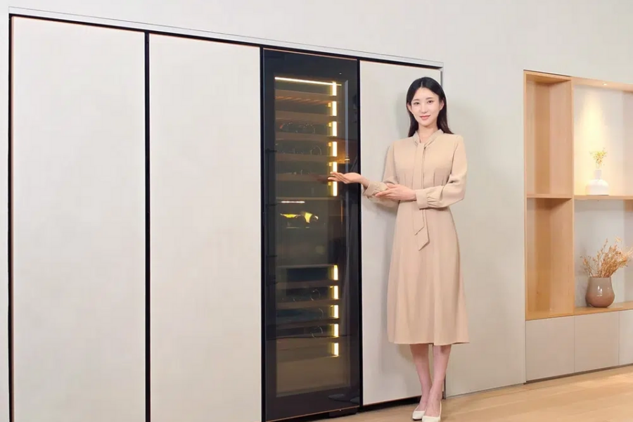 Tủ Rượu Infinite AI Cao Cấp Của Samsung: Sang Trọng Và Thông Minh