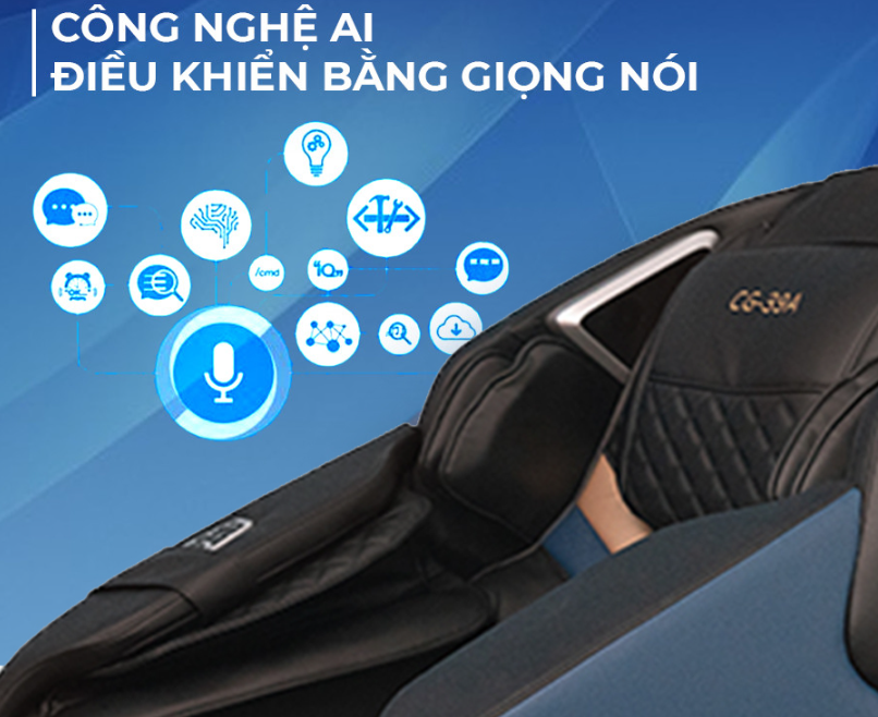 Công nghệ hiện đại trên ghế massage